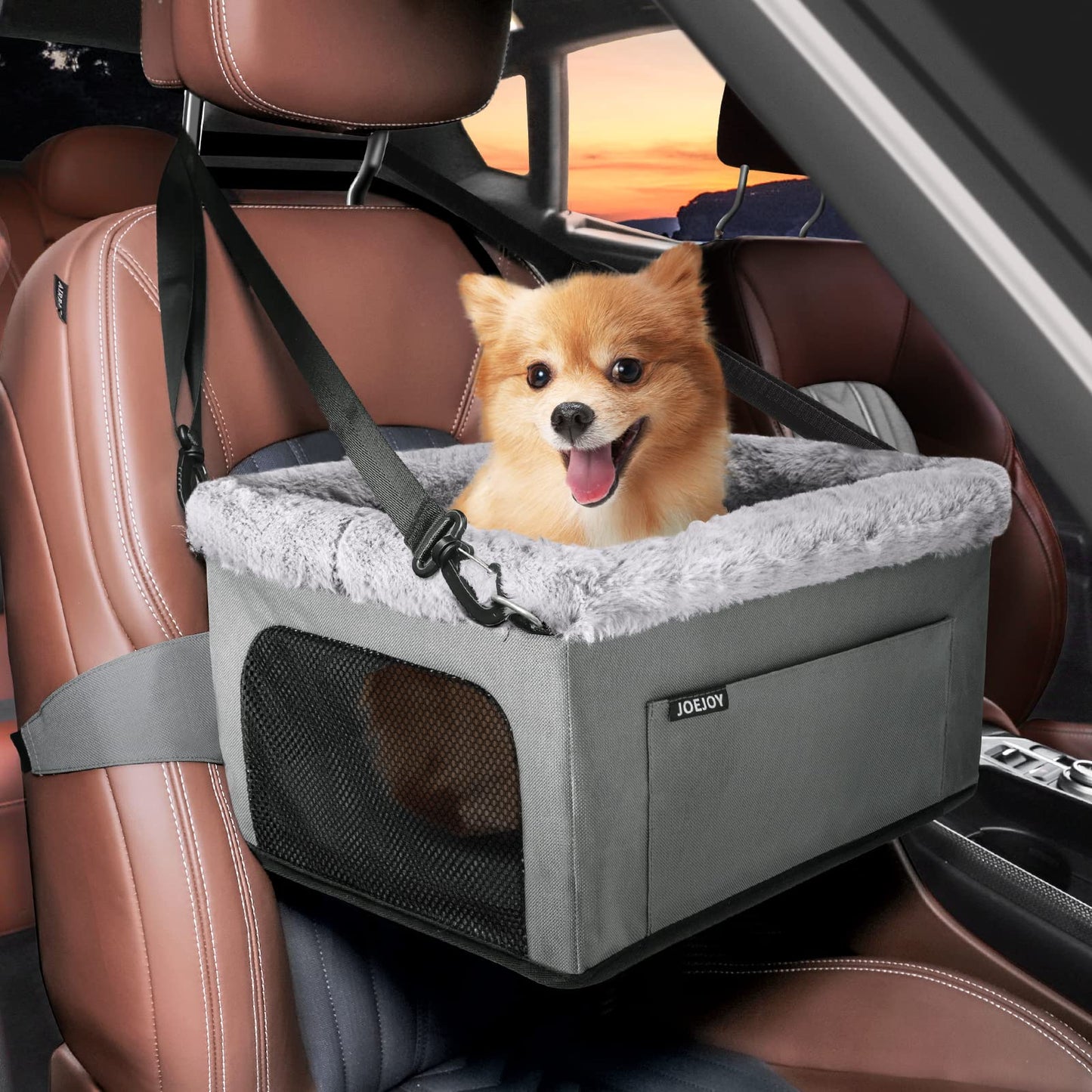 JOEJOY Deluxe Dog Booster Seat for Small Dogs